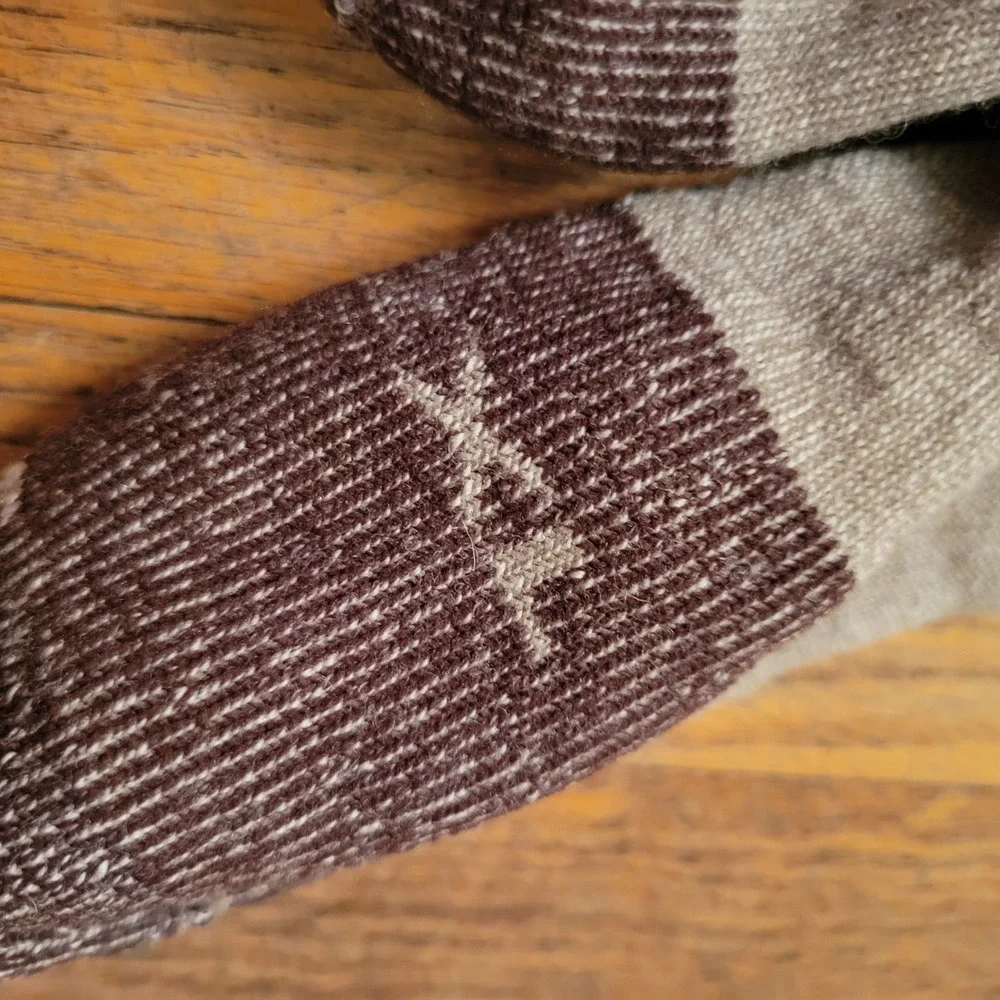 NEW Drake XL Over Calf Socks Brown Camo Reinforced Heel Toe Waterfowl Hunting